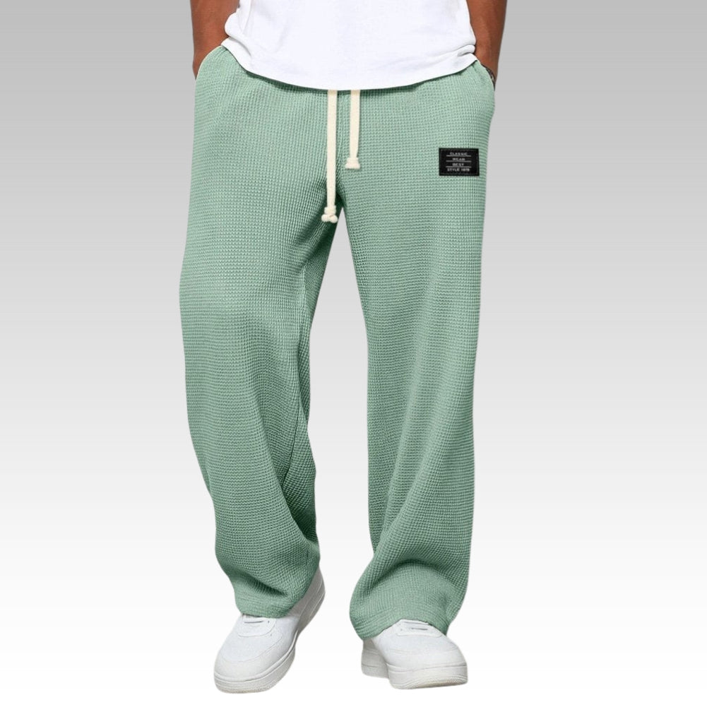 Samuel - Comfortable wide-leg trousers with adjustable waist