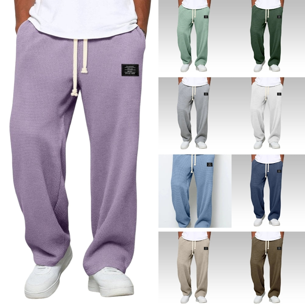 Samuel - Comfortable wide-leg trousers with adjustable waist