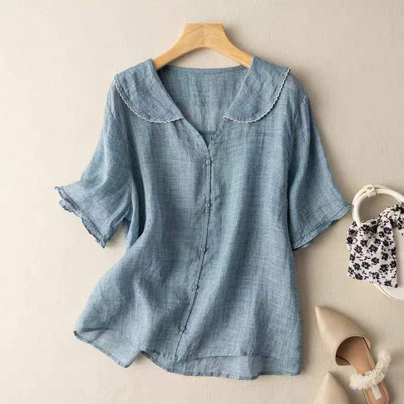 Lucy™ | Lightweight Linen Blouse