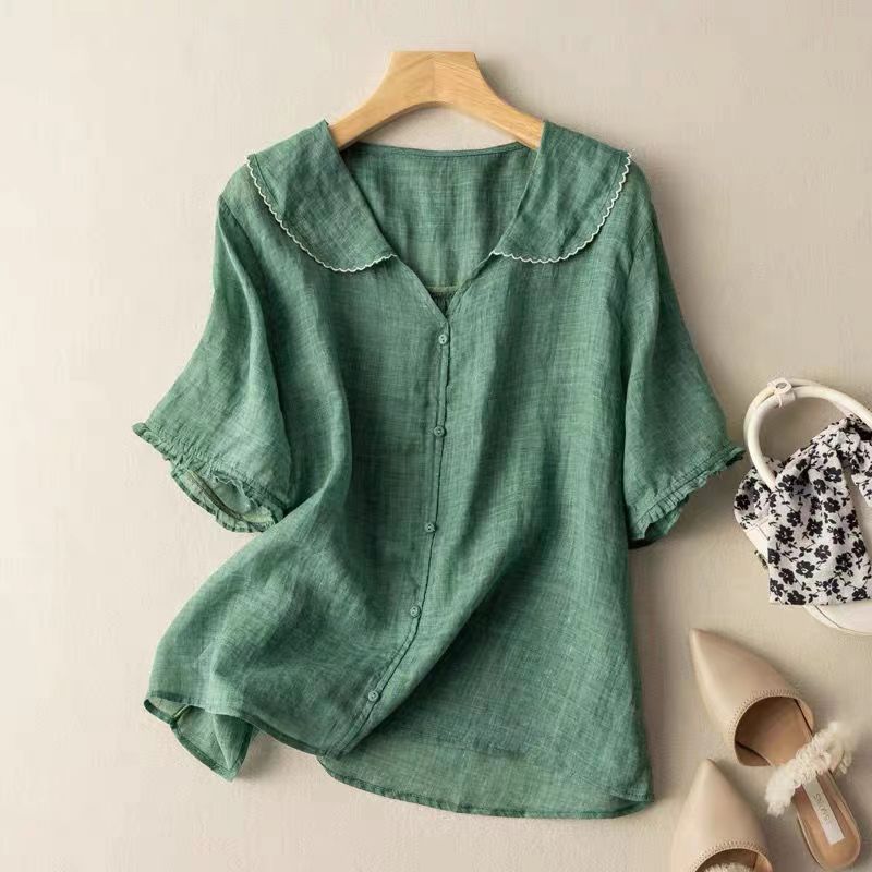 Lucy™ | Lightweight Linen Blouse
