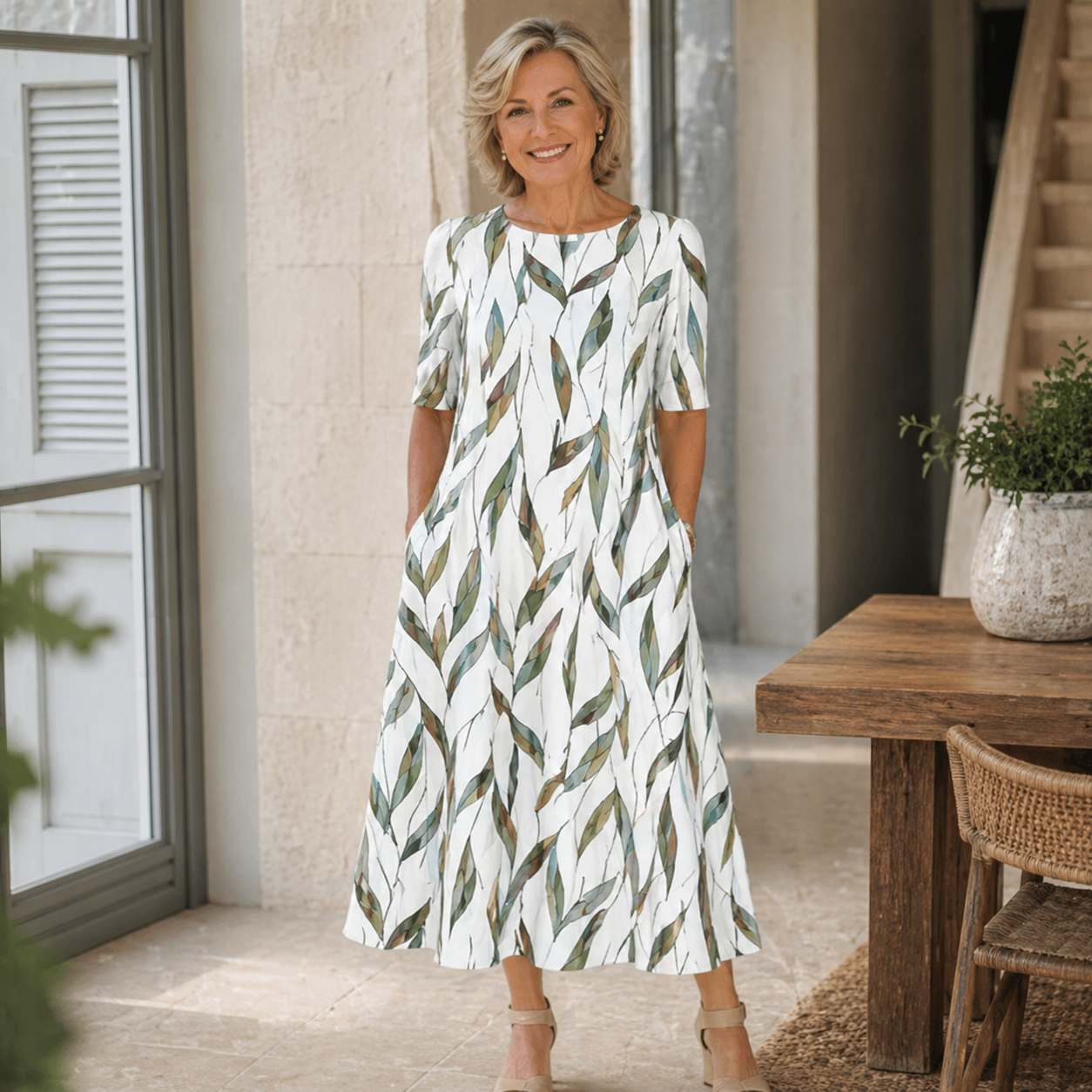Romy | Beautiful Floral Print Summer Dress