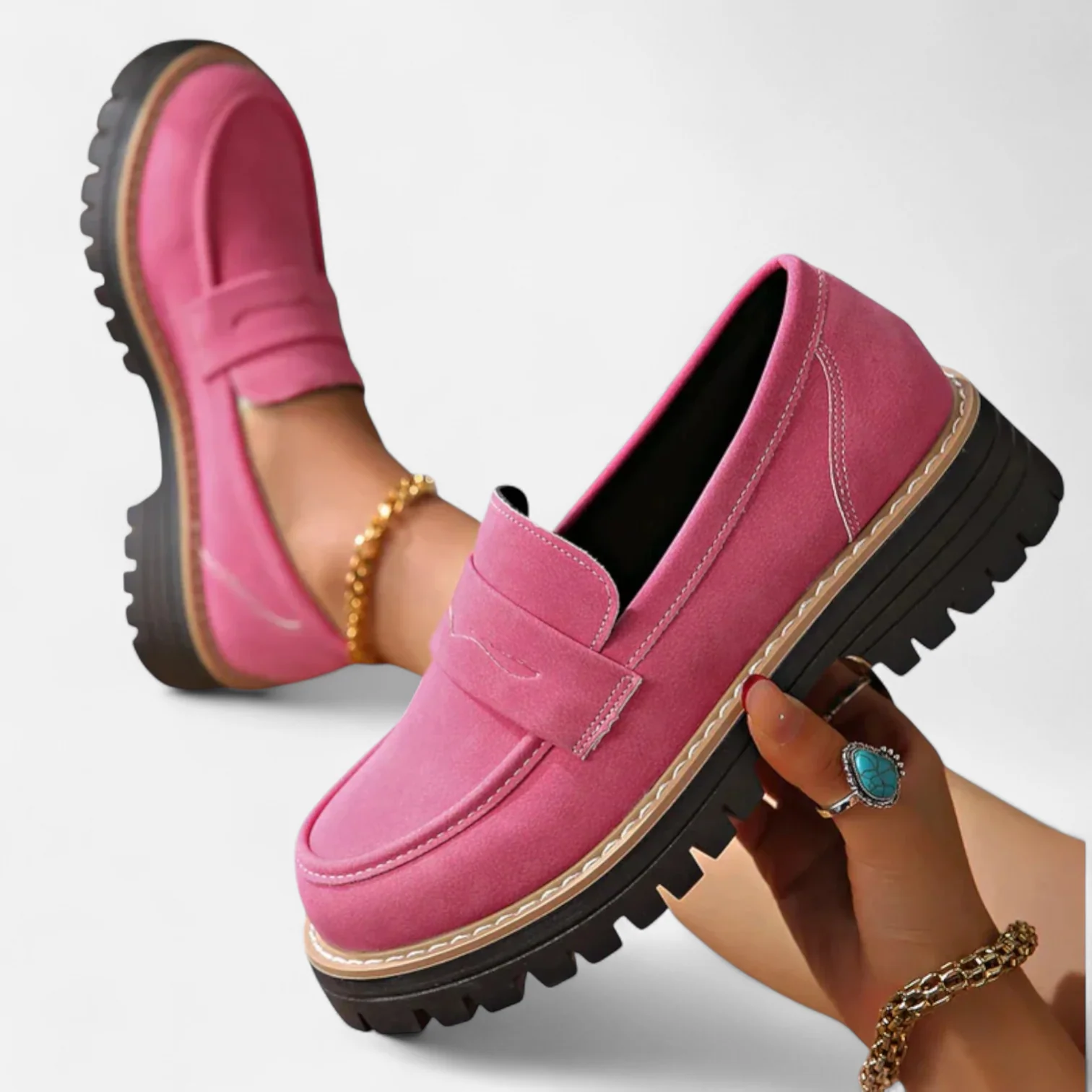 Aneta | Elegant women's loafers with arch support
