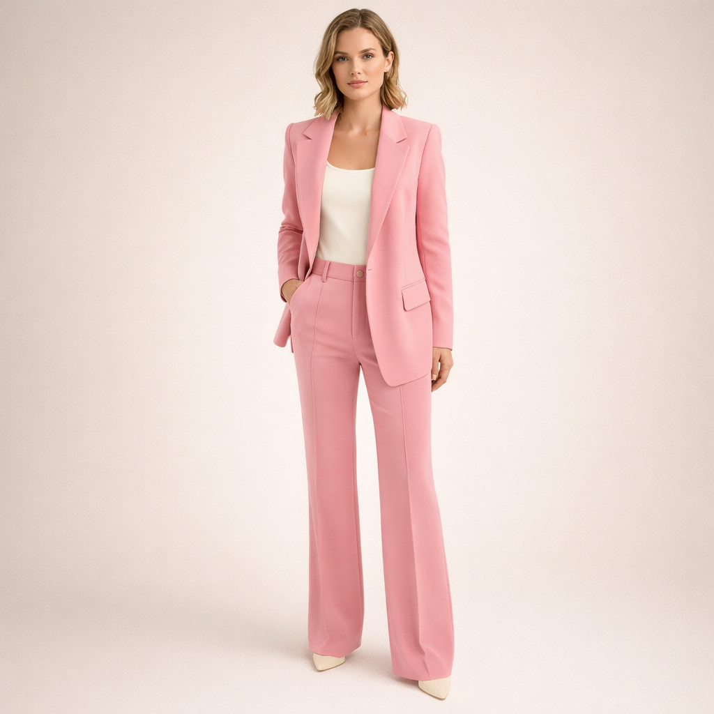 Vanessa™ | Elegant flared trouser suit set