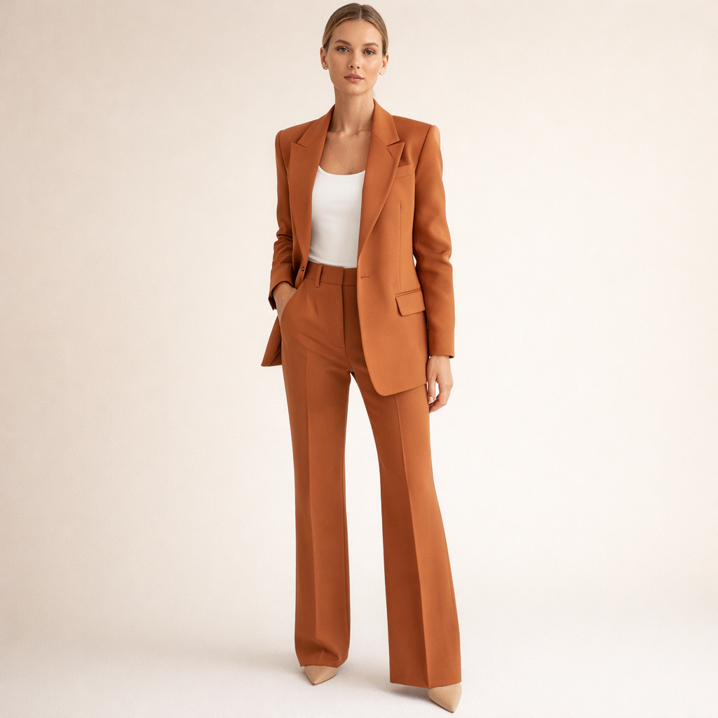 Vanessa™ | Elegant flared trouser suit set