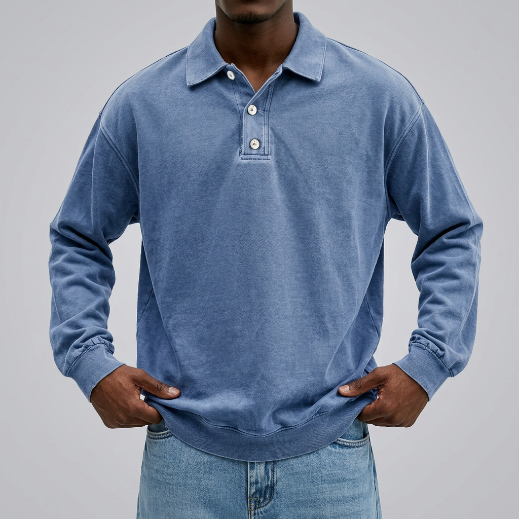 Men’s Long Sleeve Polo Shirt