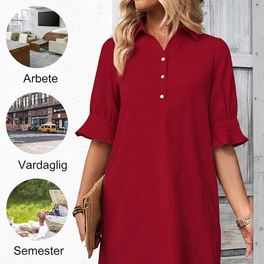 Cameron | Elegant Ruffled Dress