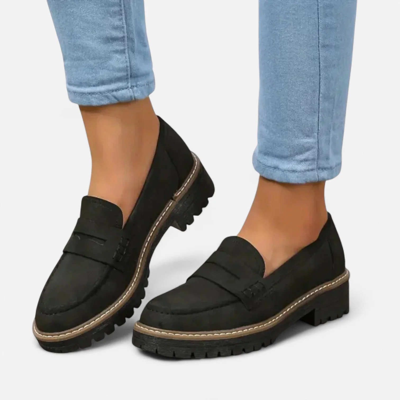 Aneta | Elegant women's loafers with arch support